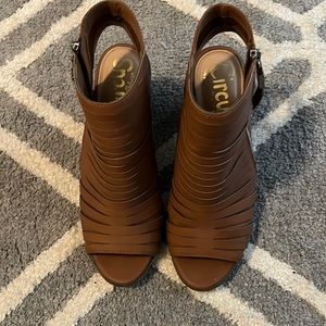 Circus peep toe & peep heel summer booties.